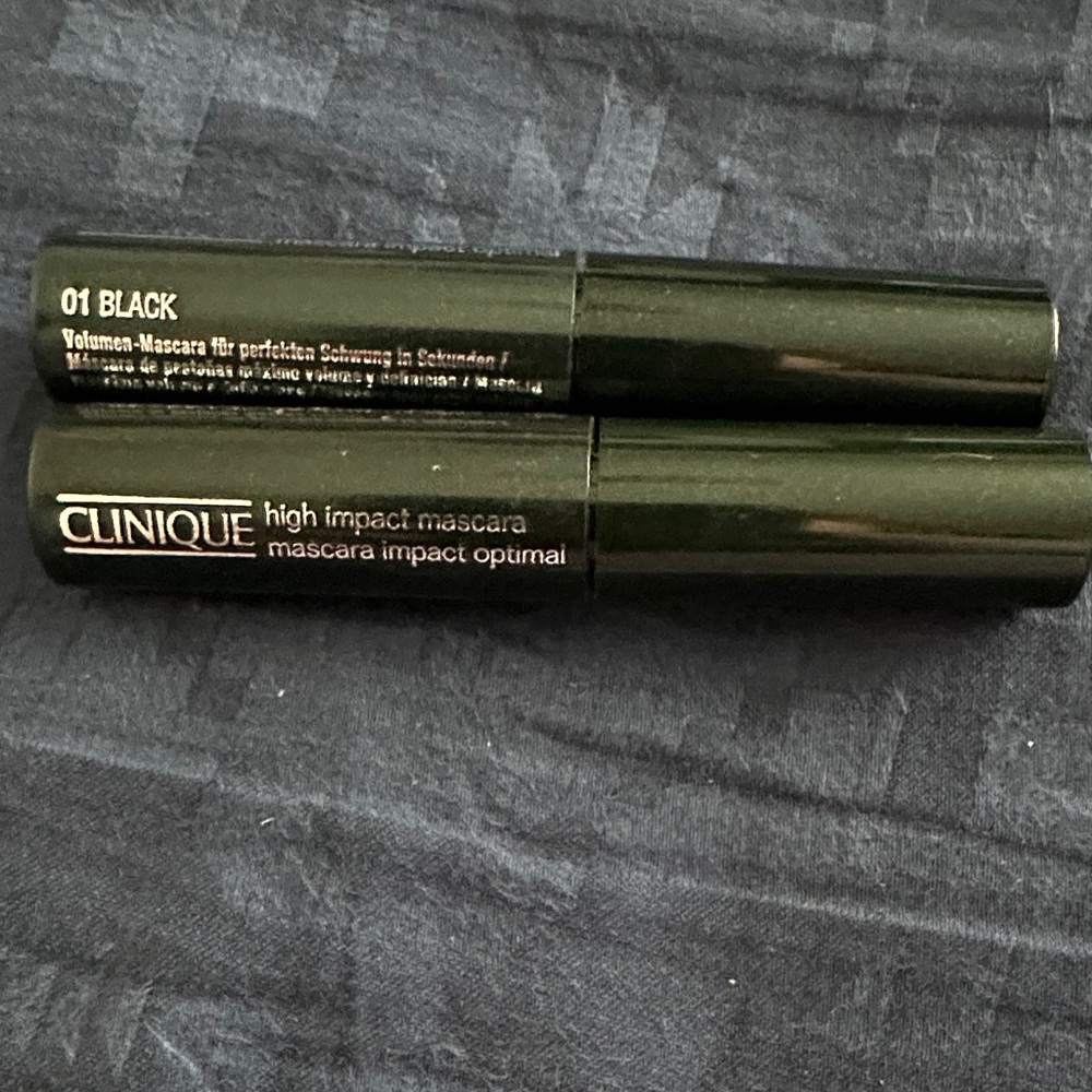 Clinique High Impact Mascara in 01 Black 2 sample tubes 3.5 ml each